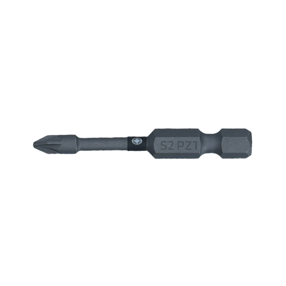 SW-Stahl Schraubendrehbit, 1/4", mit Farbcodierung, 50 mm, Kreuz, PZ1