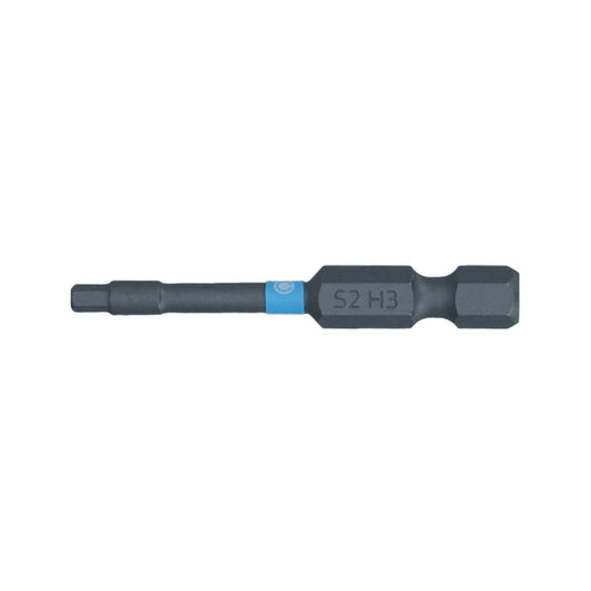SW-Stahl Schraubendrehbit, 1/4", mit Farbcodierung, 50 mm, Innensechskant, 3 mm