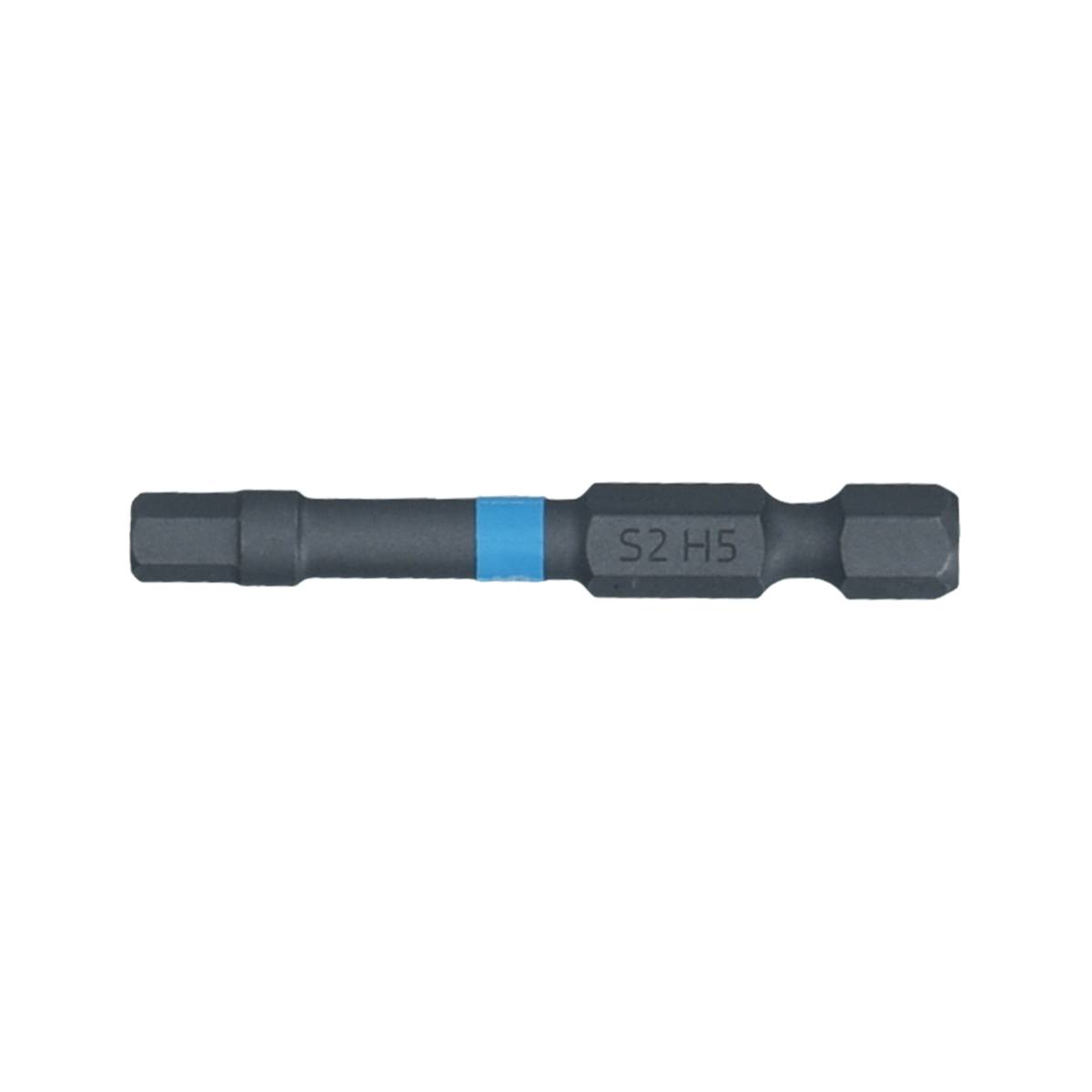 SW-Stahl Schraubendrehbit, 1/4", mit Farbcodierung, 50 mm, Innensechskant, 5 mm