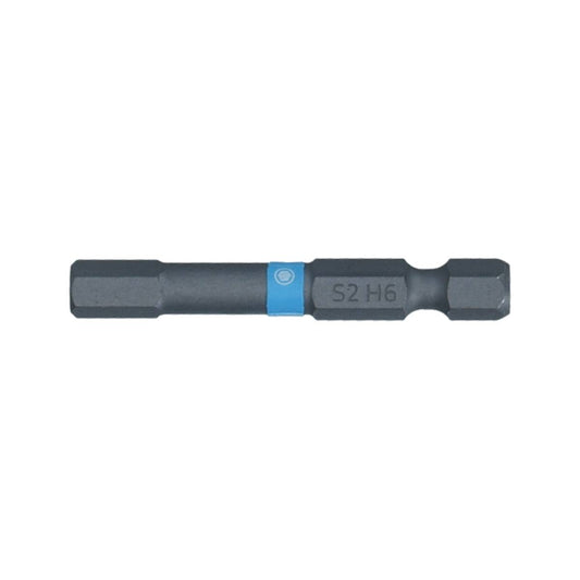 SW-Stahl Schraubendrehbit, 1/4", mit Farbcodierung, 50 mm, Innensechskant, 6 mm