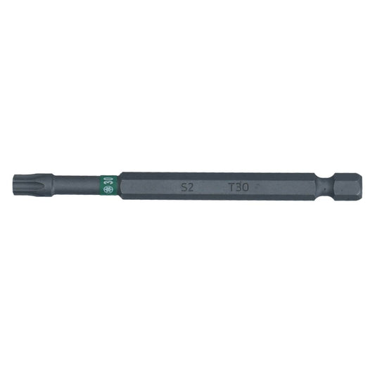 SW-Stahl Schraubendrehbit, 1/4", mit Farbcodierung, 89 mm, T-Profil, T30