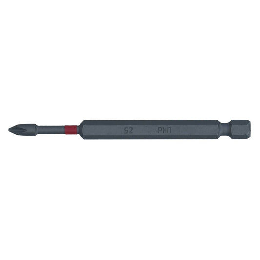 SW-Stahl Schraubendrehbit, 1/4", mit Farbcodierung, 89 mm, Kreuz, PH1