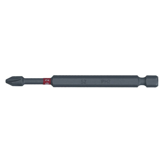 SW-Stahl Schraubendrehbit, 1/4", mit Farbcodierung, 89 mm, Kreuz, PH2