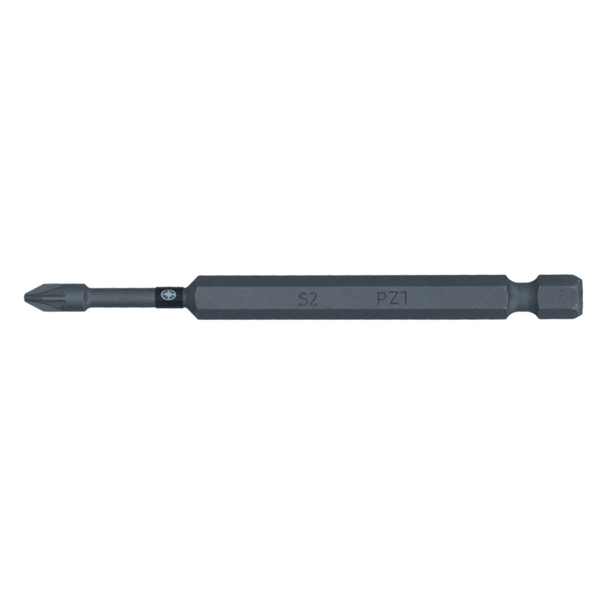 SW-Stahl Schraubendrehbit, 1/4", mit Farbcodierung, 89 mm, Kreuz, PZ1