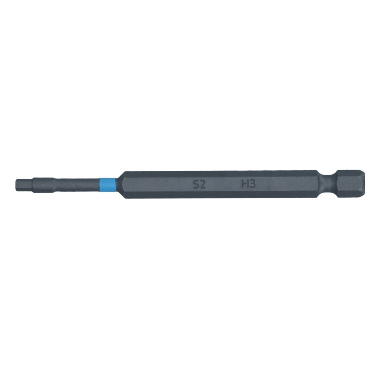 SW-Stahl Schraubendrehbit, 1/4", mit Farbcodierung, 89 mm, Innensechskant, 3 mm
