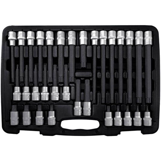SW-Stahl Schraubendreheinsätze, 1/2", RB-Profil, M5-M14, 32-teilig