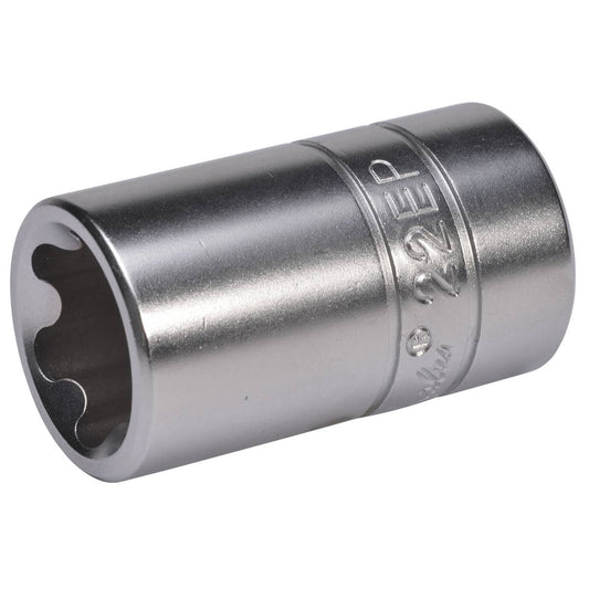 SW-Stahl Steckschlüsseleinsatz, 1/2", EP-Profil, EP22