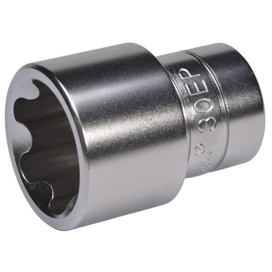 SW-Stahl Steckschlüsseleinsatz, 1/2", EP-Profil, EP30