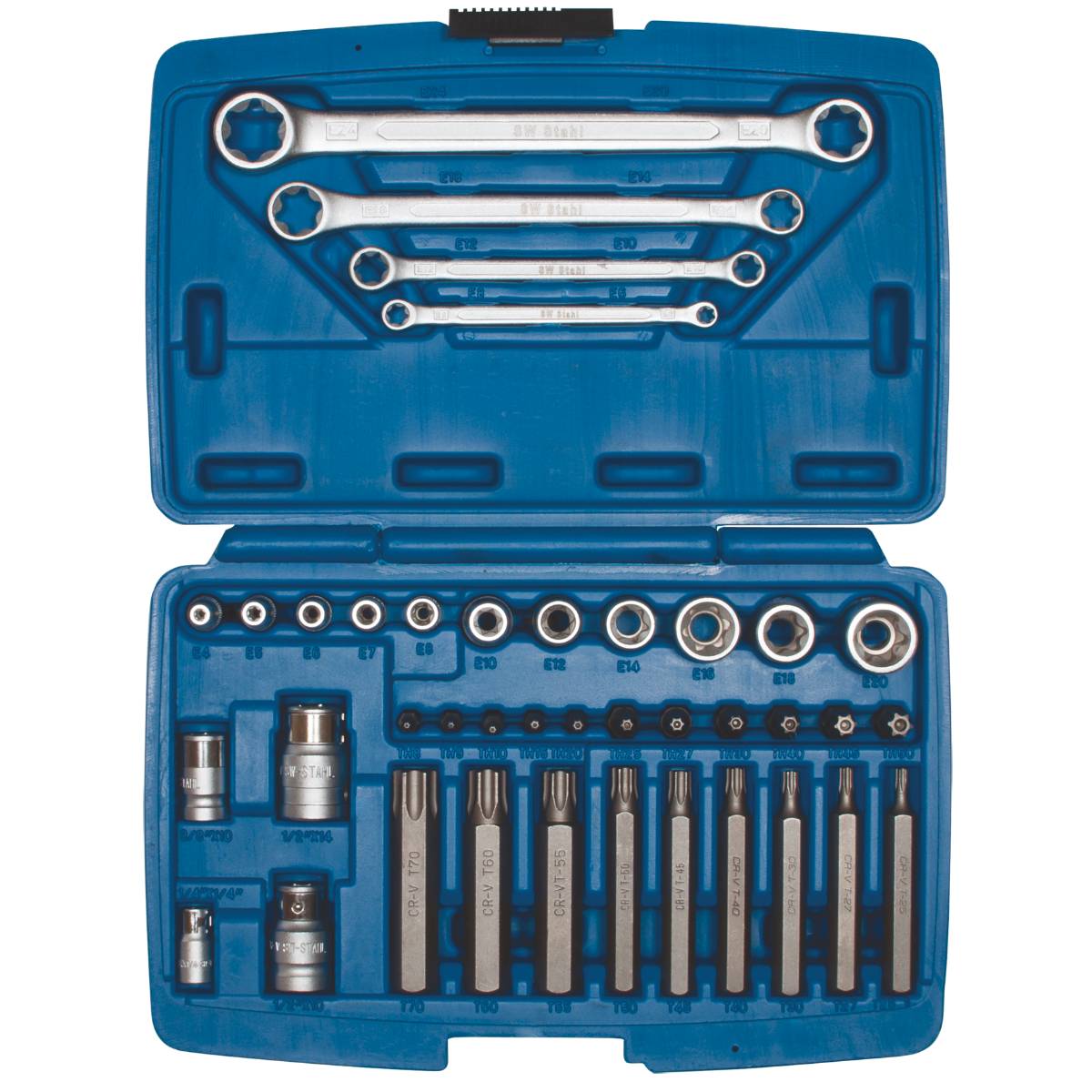 SW-Stahl Bitsortiment, 3/8", 39-teilig