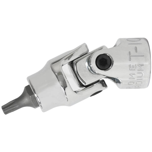 SW-Stahl Schraubendreheinsatz, 1/4", T-Profil, T10, mit Gelenk
