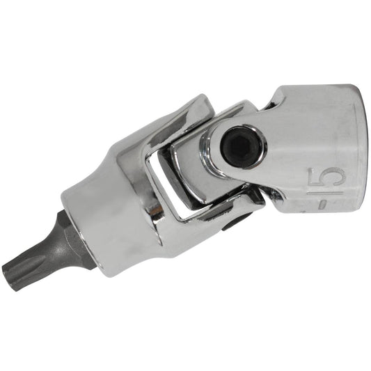 SW-Stahl Schraubendreheinsatz, 1/4", T-Profil, T15, mit Gelenk