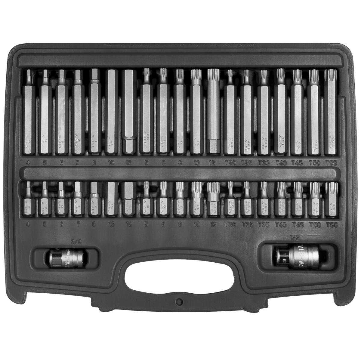 SW-Stahl Bitsortiment, 3/8", 40-teilig