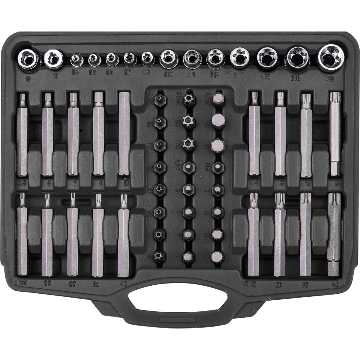 SW-Stahl Bitsortiment, 3/8", 56-teilig