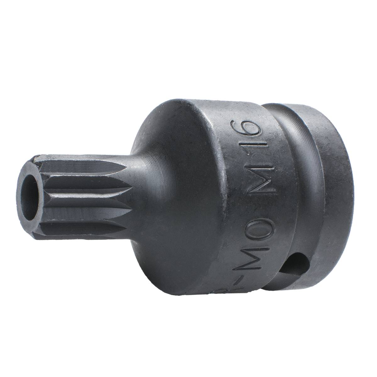 SW-Stahl IMPACT-Schraubendreheinsatz, 3/4", Innenvielzahn, M16, mit Bohrung