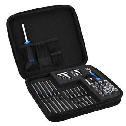 SW-Stahl CRAFT BOX Bitsatz, universal, 1/4“, 62-teilig