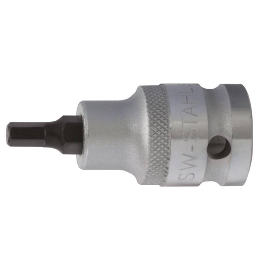 SW-Stahl Schraubendreheinsatz, 1/2", Innensechskant, 5 x 53 mm