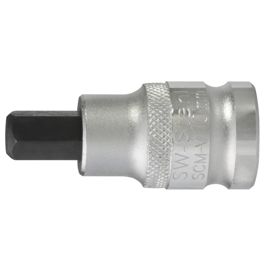 SW-Stahl Schraubendreheinsatz, 1/2", Innensechskant, 10 x 53 mm
