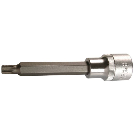 SW-Stahl Schraubendreheinsatz, 1/2", Innenvielzahn, M14 x 100 mm
