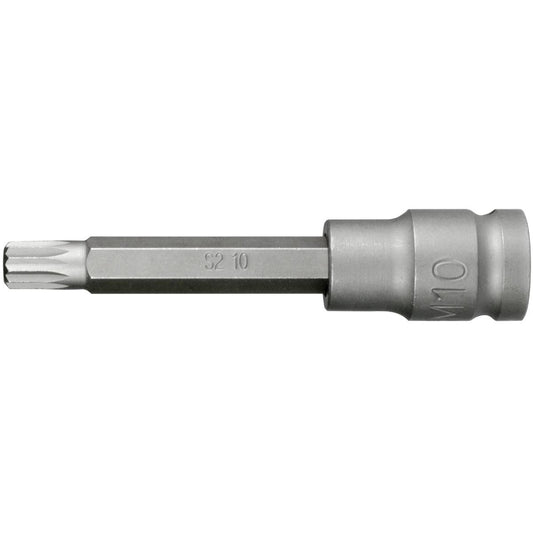 SW-Stahl IMPACT-Schraubendreheinsatz, 1/2", Innenvielzahn, M10 x 100 mm