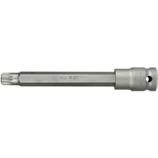 SW-Stahl IMPACT-Schraubendreheinsatz, 1/2", Innenvielzahn, M12 x 140 mm