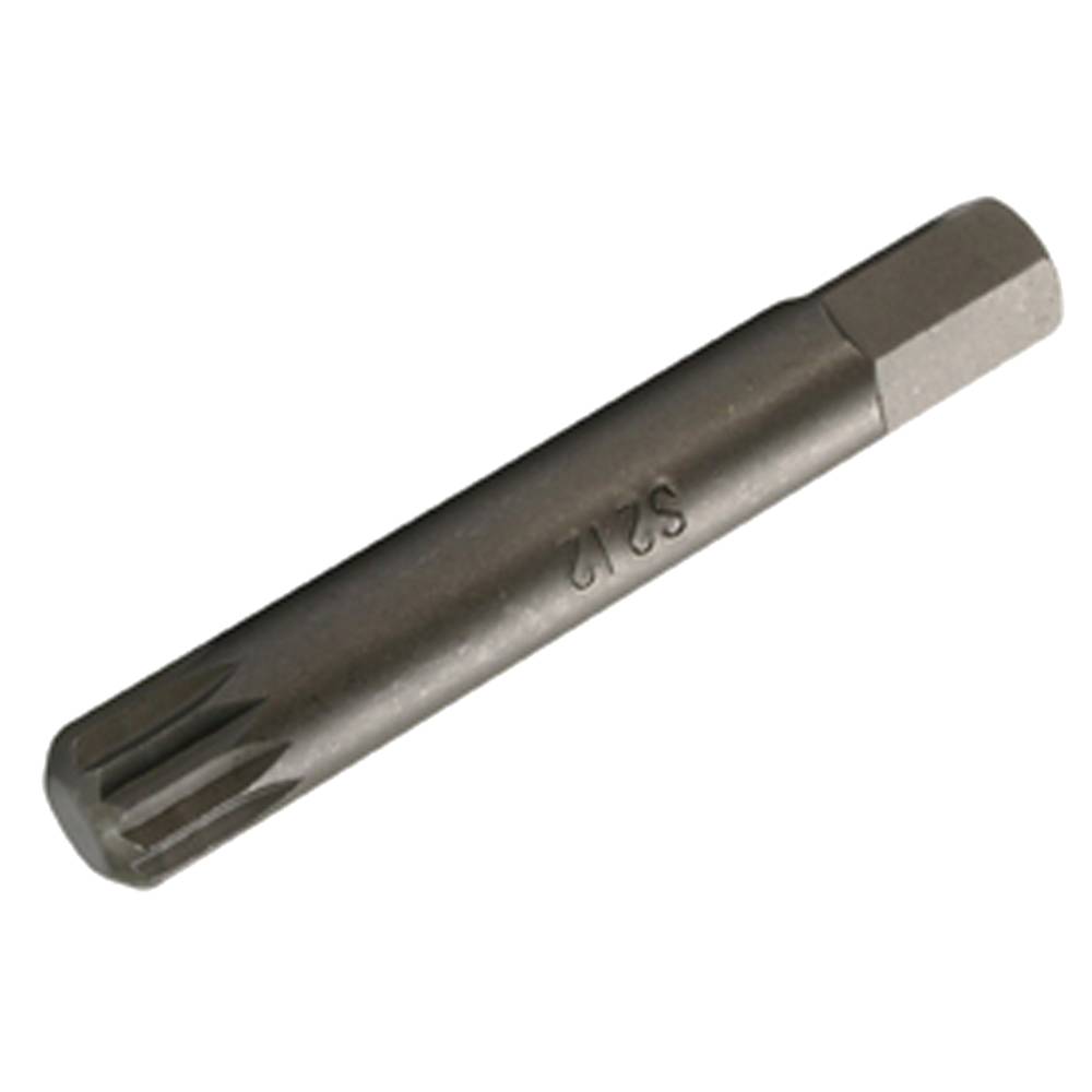 SW-Stahl Schraubendrehbit, 3/8", Innenvielzahn, M12, lang