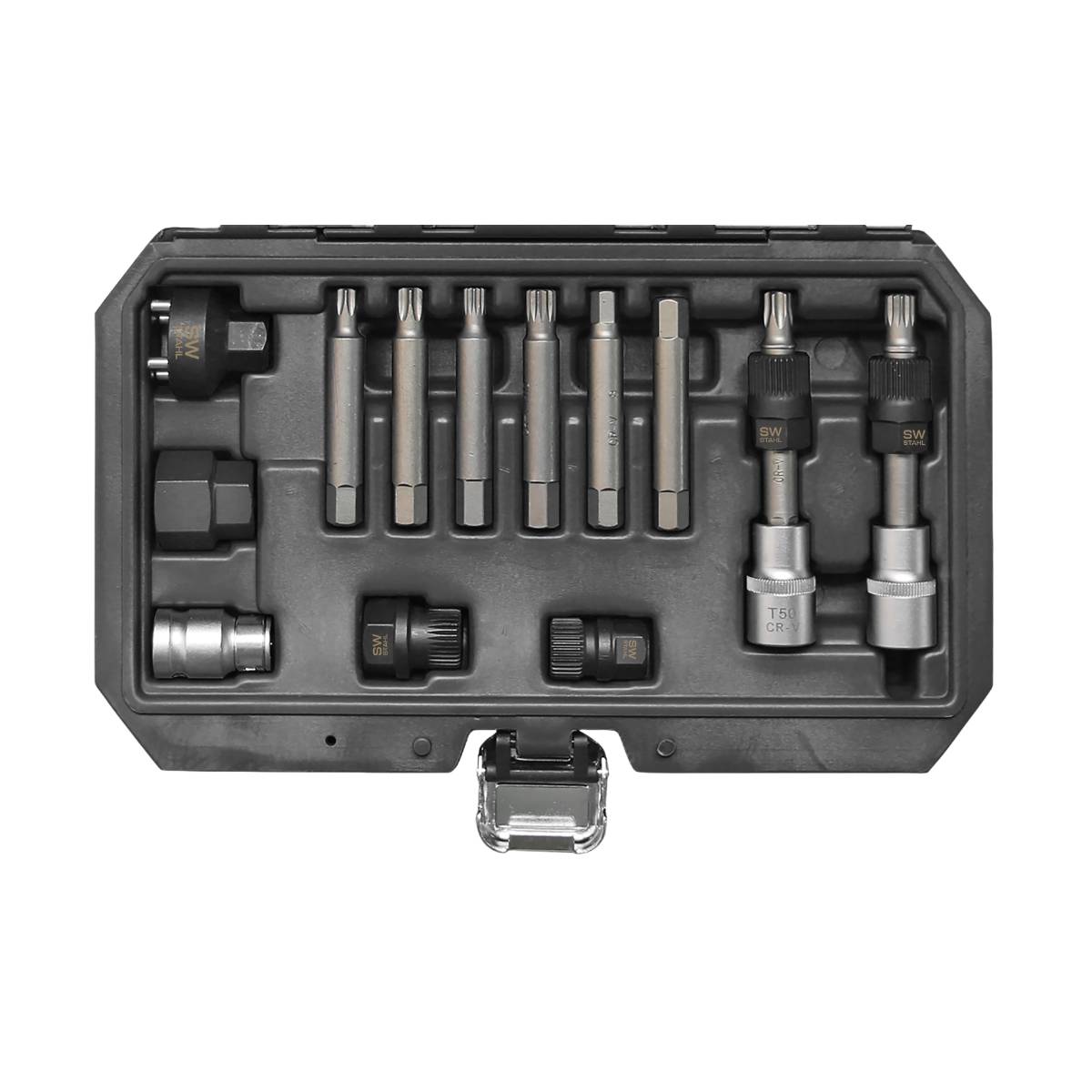 SW-Stahl Bitsatz für Freilaufriemenscheibe, 1/2", 13-teilig