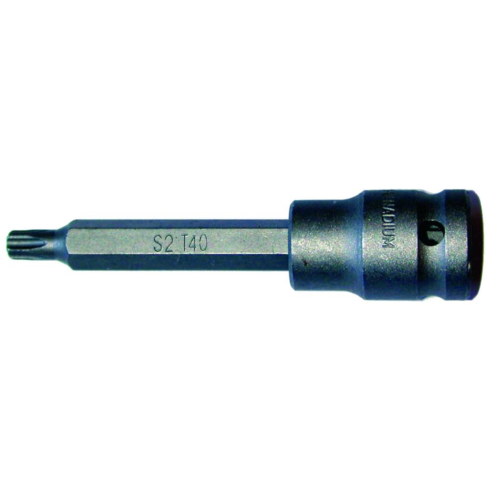 SW-Stahl IMPACT-Schraubendreheinsatz, 1/2", T-Profil, T40 x 100 mm