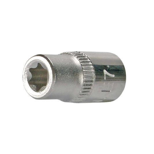 SW-Stahl Steckschlüsseleinsatz, 1/4", E-Profil, E7