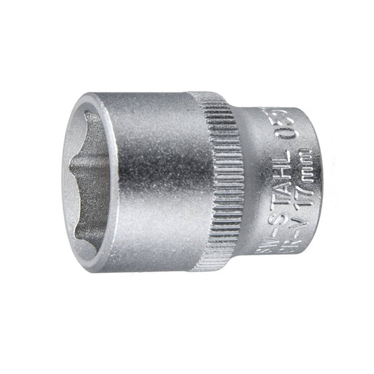 SW-Stahl Steckschlüsseleinsatz, 3/8", 17 mm