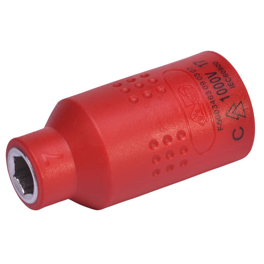 SW-Stahl Steckschlüsseleinsatz, 3/8", 7 mm, VDE