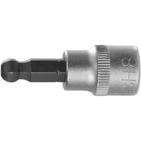 SW-Stahl Schraubendreheinsatz, 3/8", Innensechskant, 7 mm, mit Kugelkopf