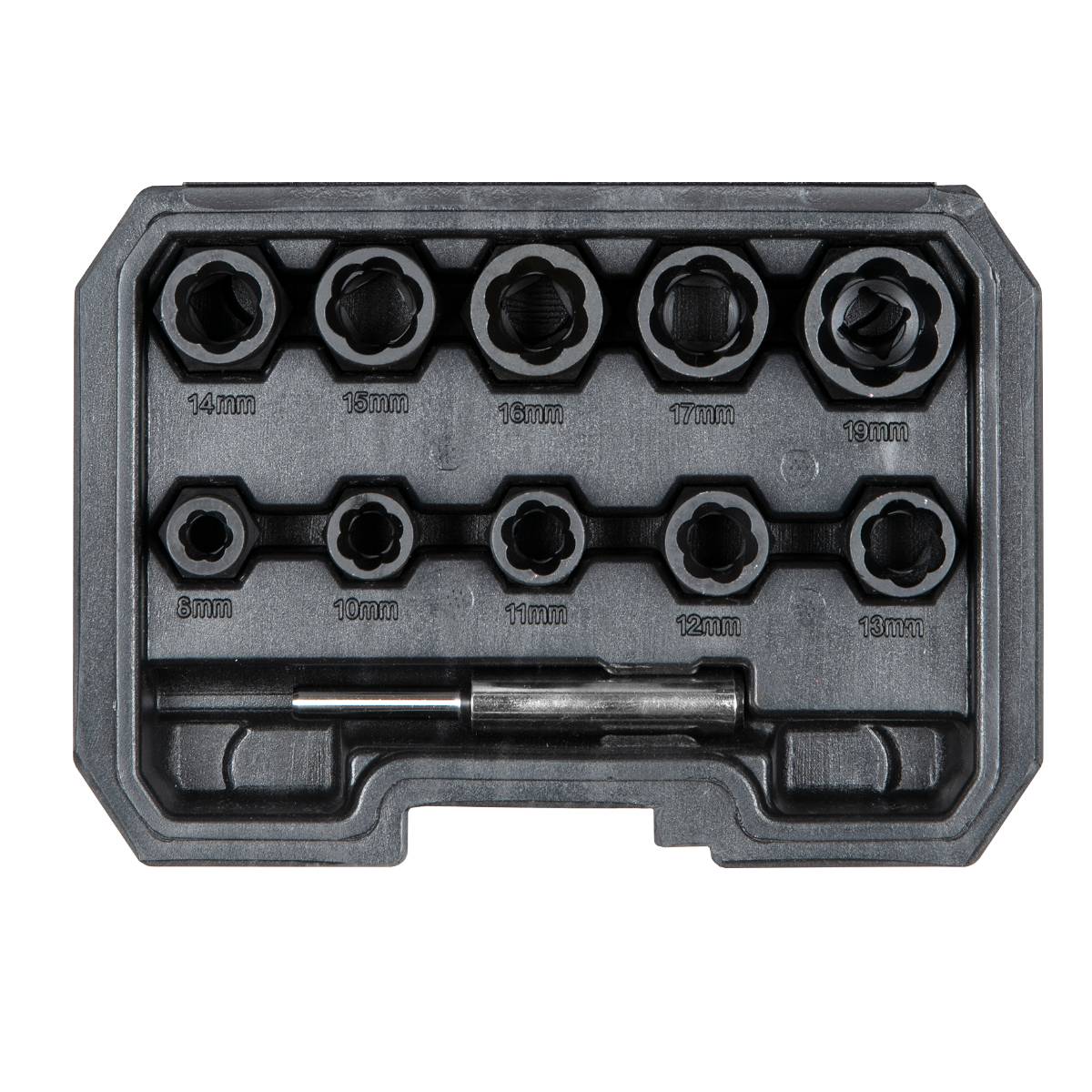 SW-Stahl Spiralnuteneinsätze, 3/8", 8-19 mm, 11-teilig