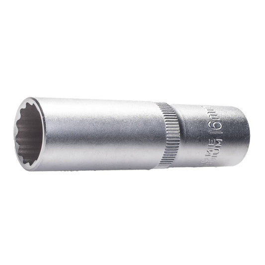 SW-Stahl Steckschlüsseleinsatz, 1/2", Zwölfkant, 16 mm, tief