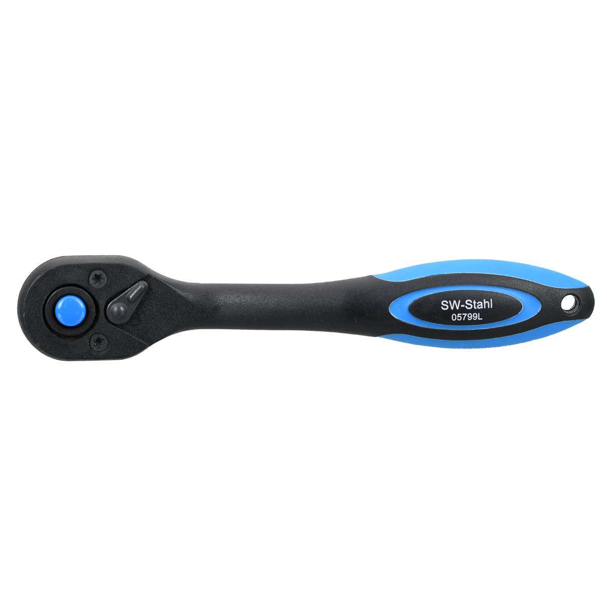 SW-Stahl Umschaltknarre, 1/4", ergonomisch, Kunststoff