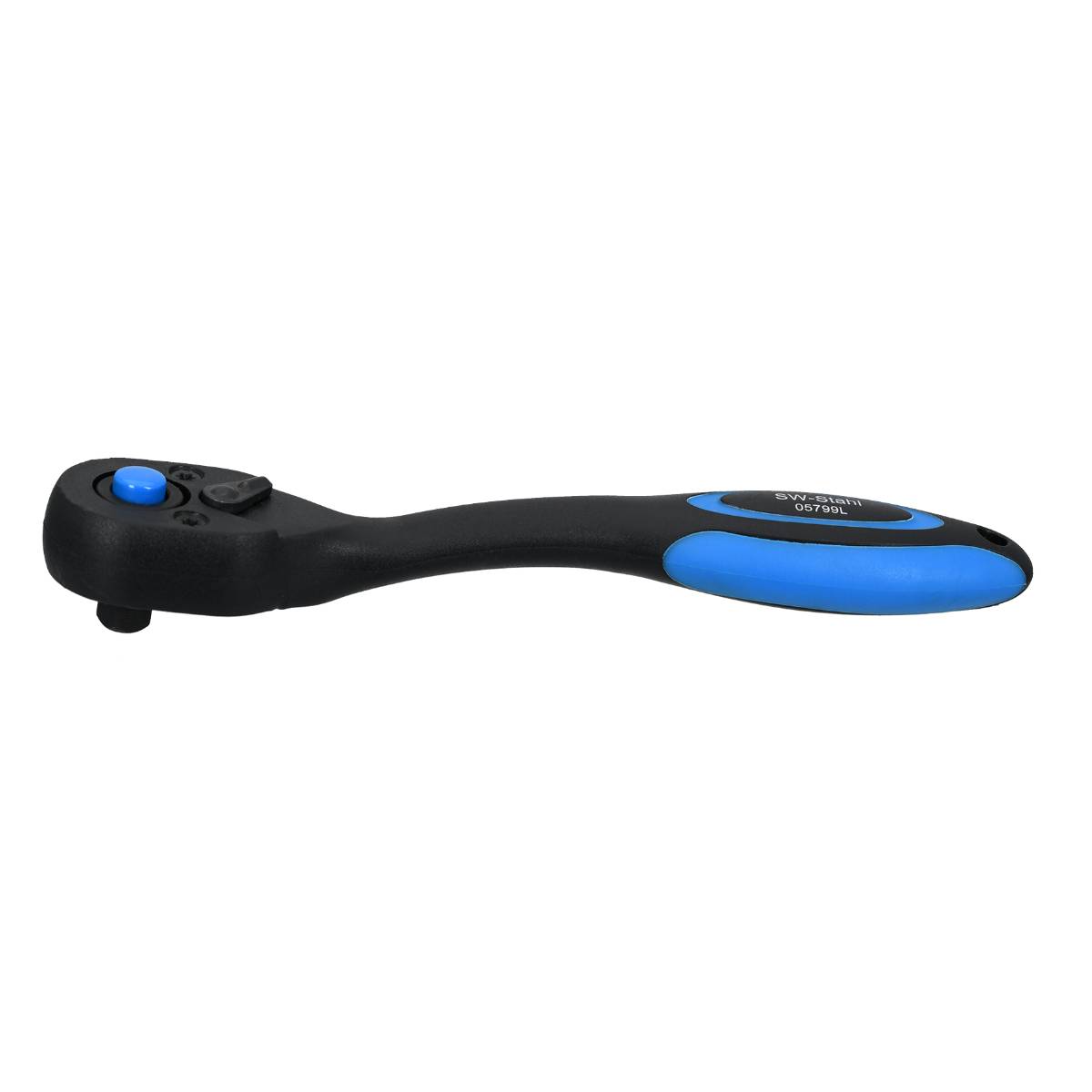SW-Stahl Umschaltknarre, 1/4", ergonomisch, Kunststoff