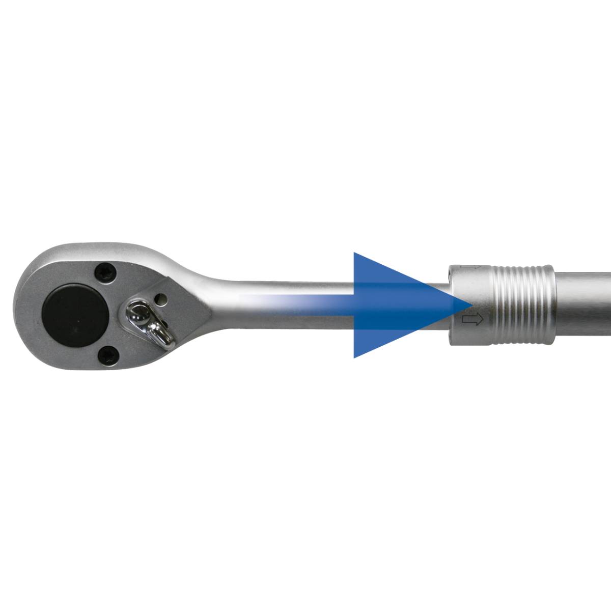 SW-Stahl Umschaltknarre, 3/4", Teleskopauszug