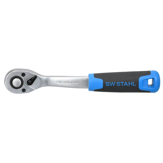SW-Stahl Umschaltknarre, 1/2", gebogen