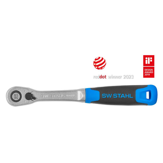 SW-Stahl Umschaltknarre, 1/4", schlanke Ausführung