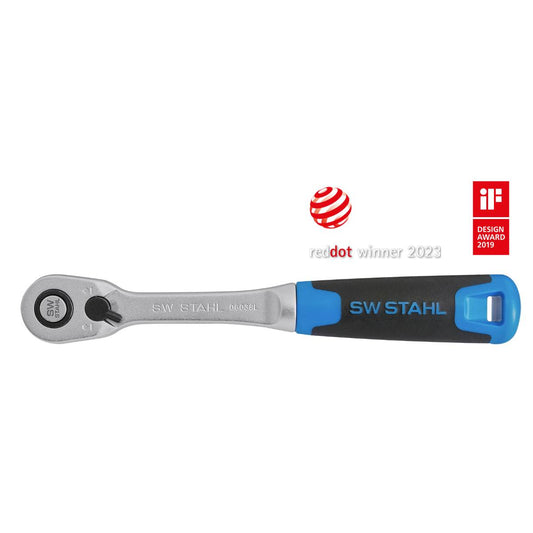 SW-Stahl Umschaltknarre, 3/8", schlanke Ausführung