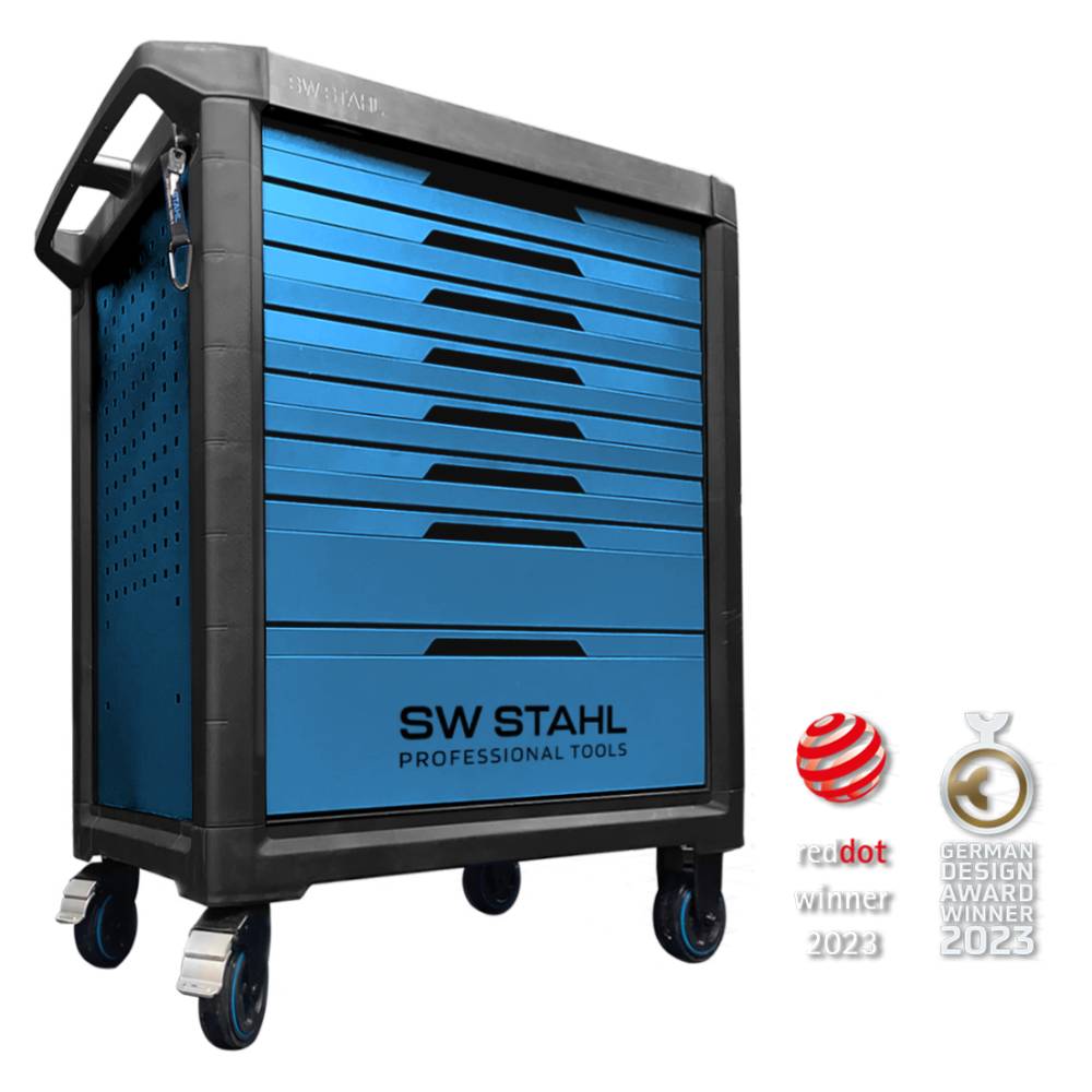 SW-Stahl Profi-Werkstattwagen TT801, blau, unbestückt