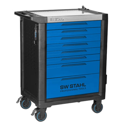 SW-Stahl Profi-Werkstattwagen TT801, blau, unbestückt