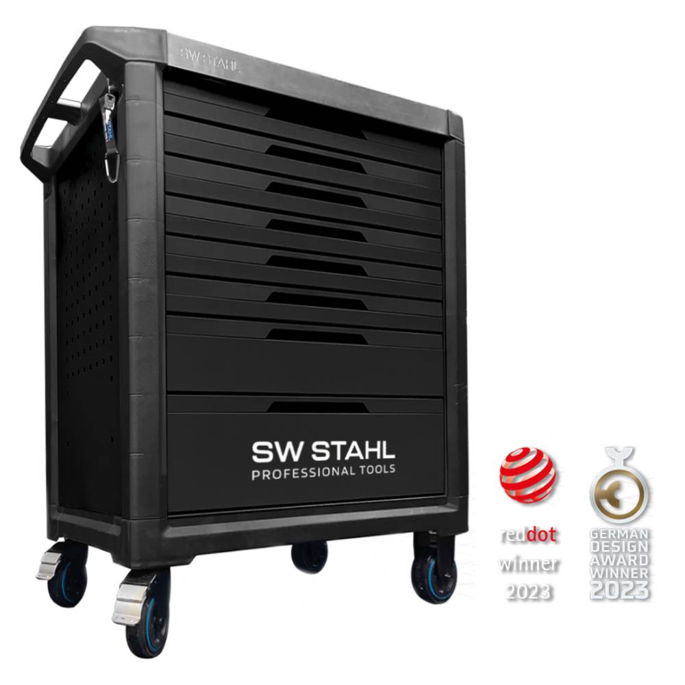SW-Stahl Profi-Werkstattwagen TT801, schwarz, unbestückt