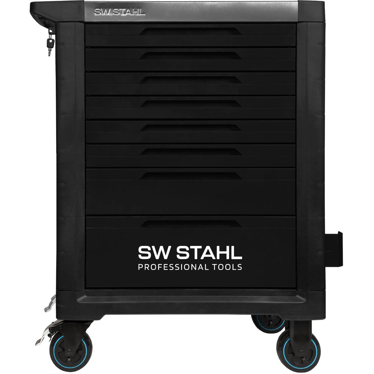 SW-Stahl Profi-Werkstattwagen TT801, schwarz, unbestückt