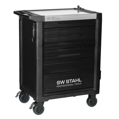 SW-Stahl Profi-Werkstattwagen TT801, schwarz, unbestückt