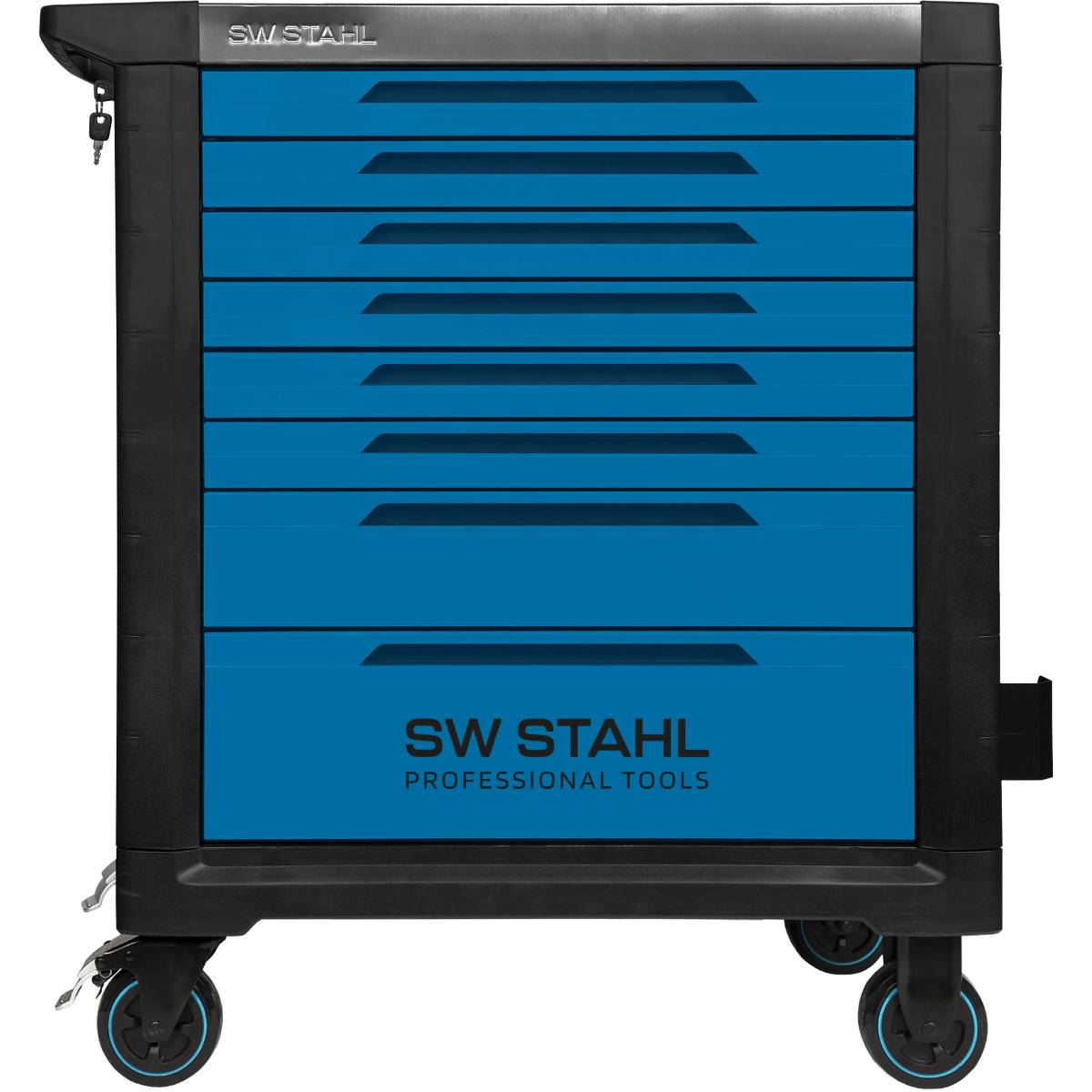 SW-Stahl Profi-Werkstattwagen TT802, blau, unbestückt