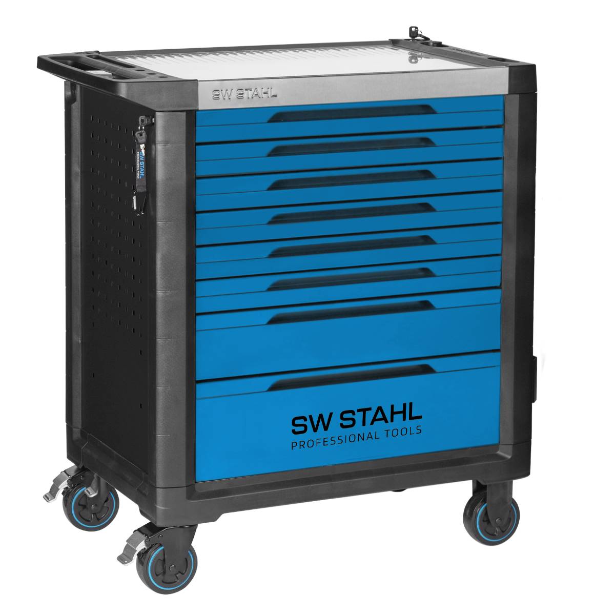SW-Stahl Profi-Werkstattwagen TT802, blau, unbestückt