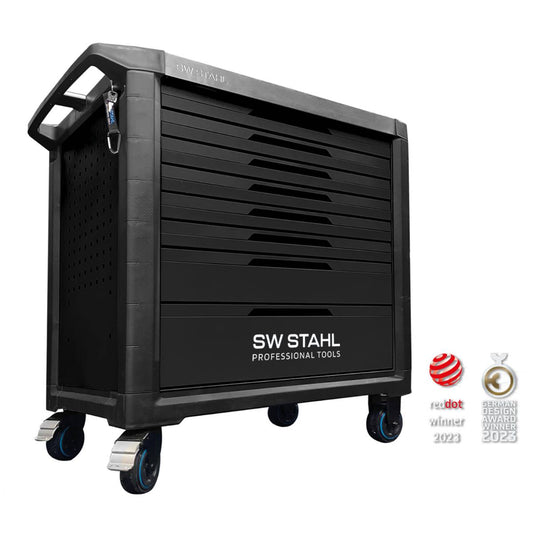 SW-Stahl Profi-Werkstattwagen TT802, schwarz, unbestückt
