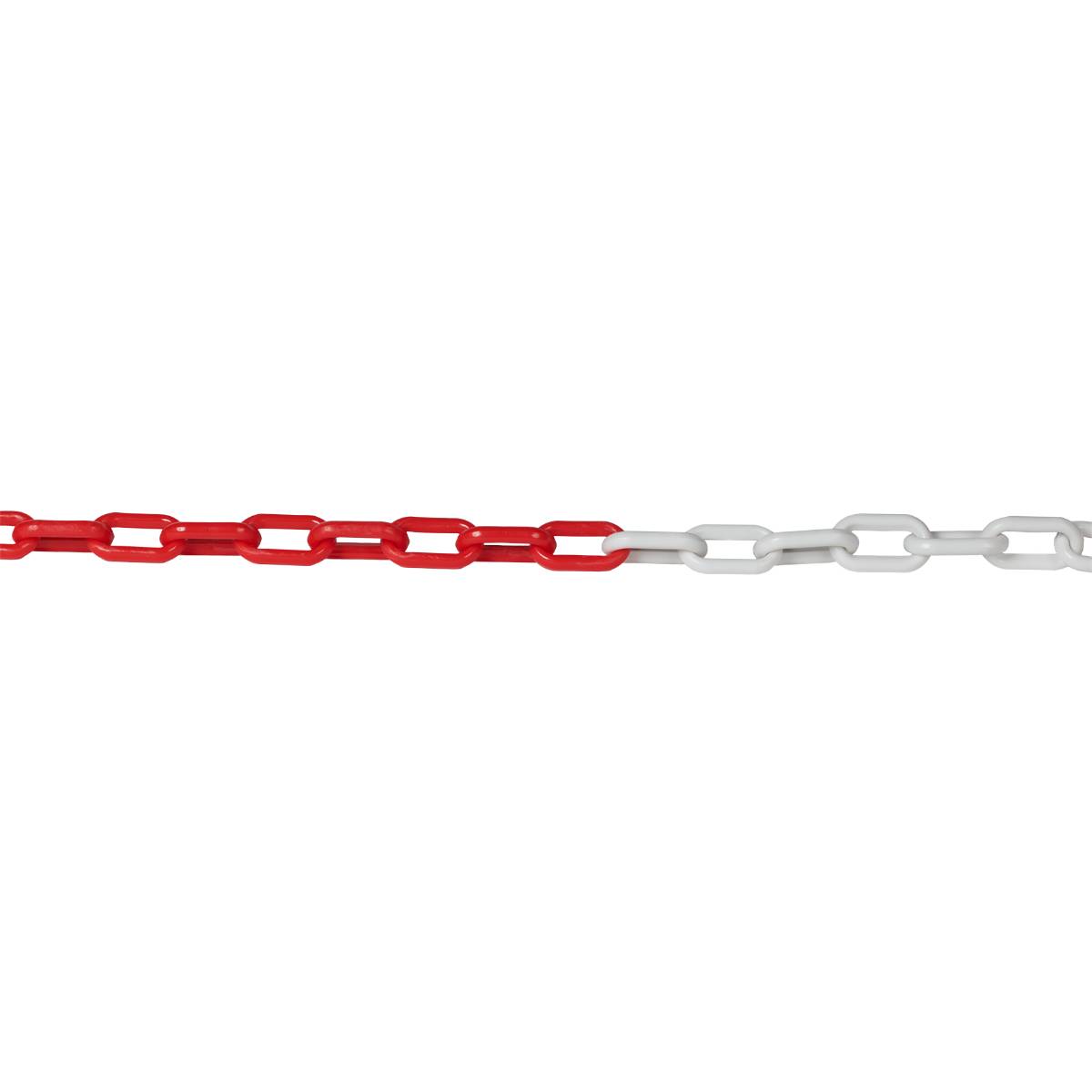 SW-Stahl Kunststoff-Absperrkette, 25 Meter