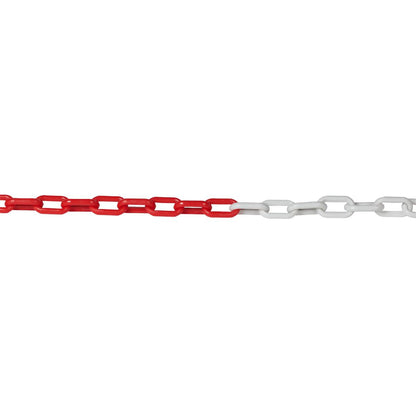 SW-Stahl Kunststoff-Absperrkette, 25 Meter
