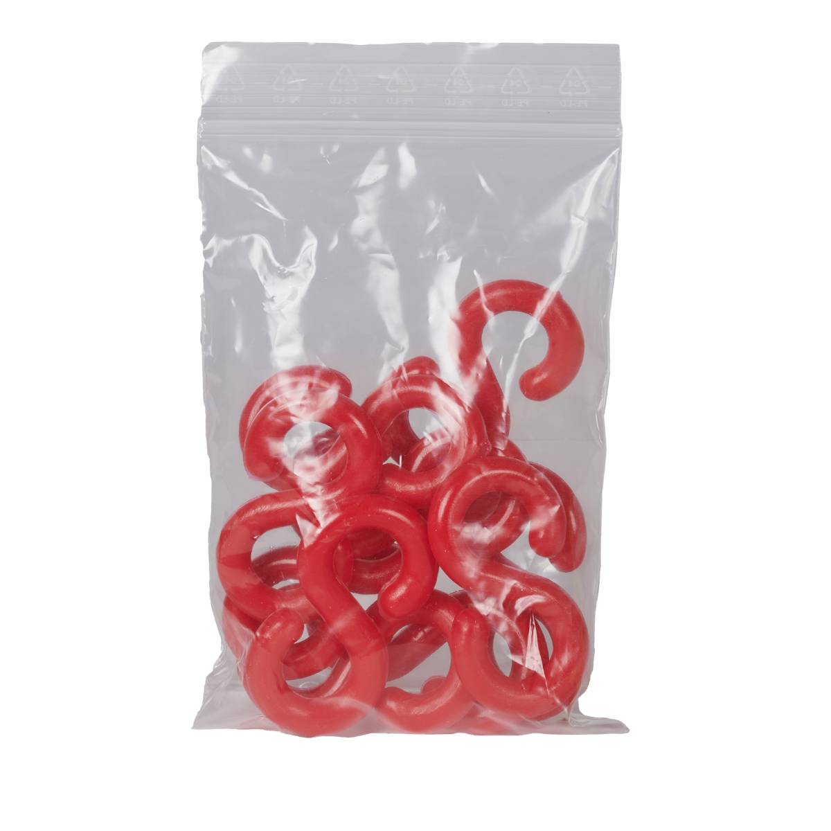 SW-Stahl S-Haken, 8 mm, rot